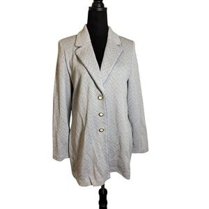 St. John‎ Collection by Marie Gray Chevron Blazer Jacket  Spring '03